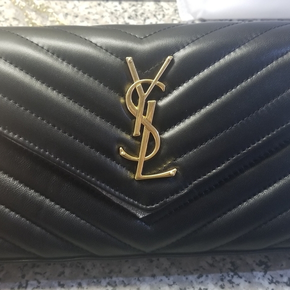 YSL Monogram Leather Purse - Picture 2 of 9
